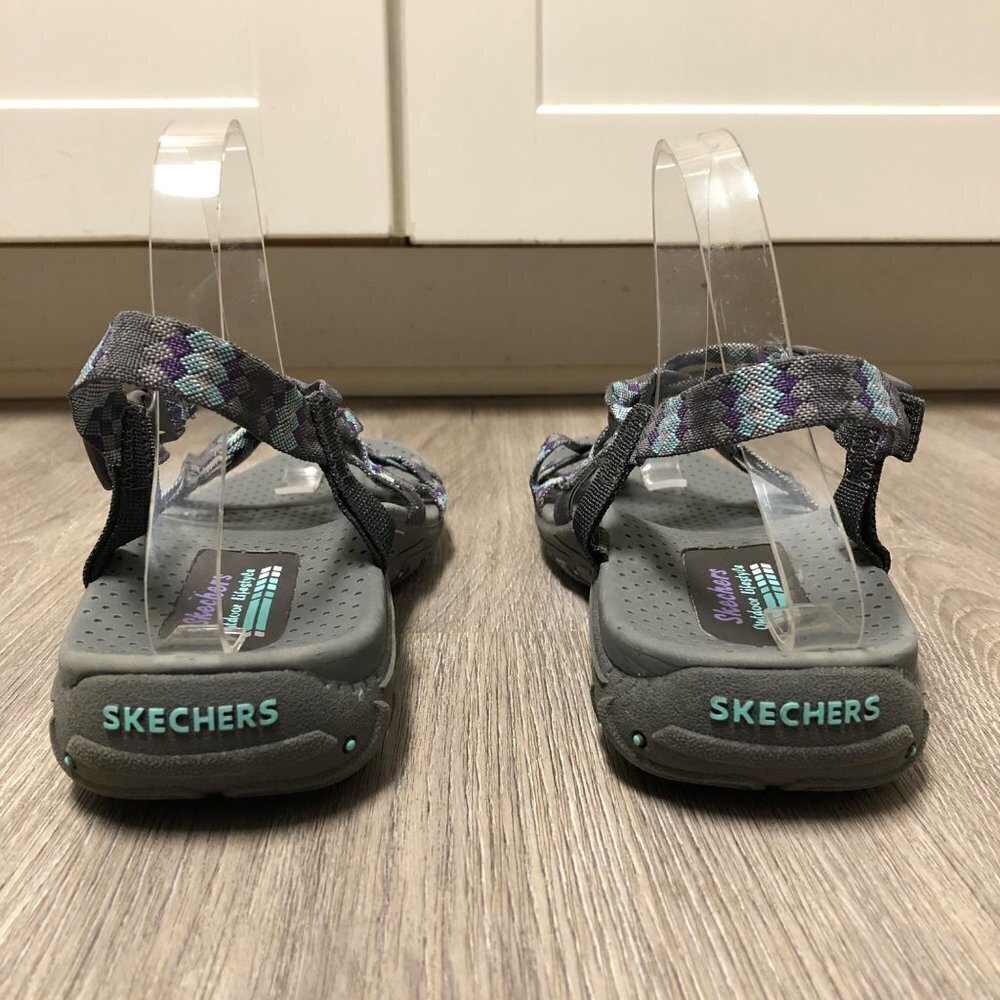 Skechers Outdoor Lifestyle Women's Size 8 Crossover Straps Hiking Sandals Shoes - Picture 7 of 12